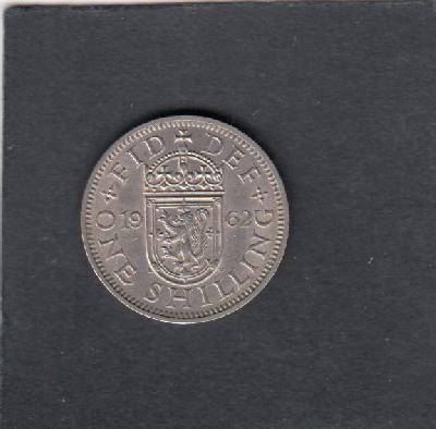Beschrijving: 1 Shilling ELIZABETH II